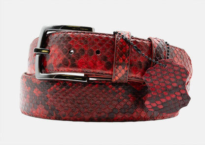 women's medusa belt in red