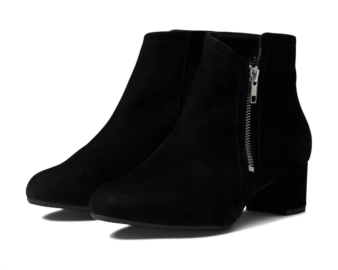 women's alexis ankle boots in black suede