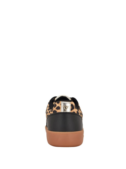 pelara faux-leather low-top sneakers