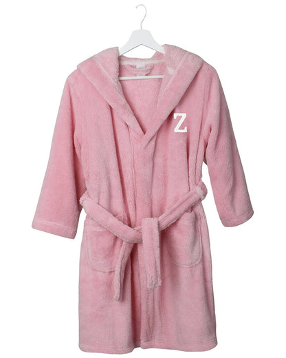 personalized linum kids small super plush hooded bathrobe