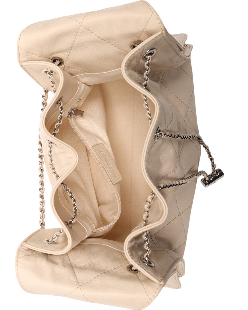 valeria quilted leather bucket bag