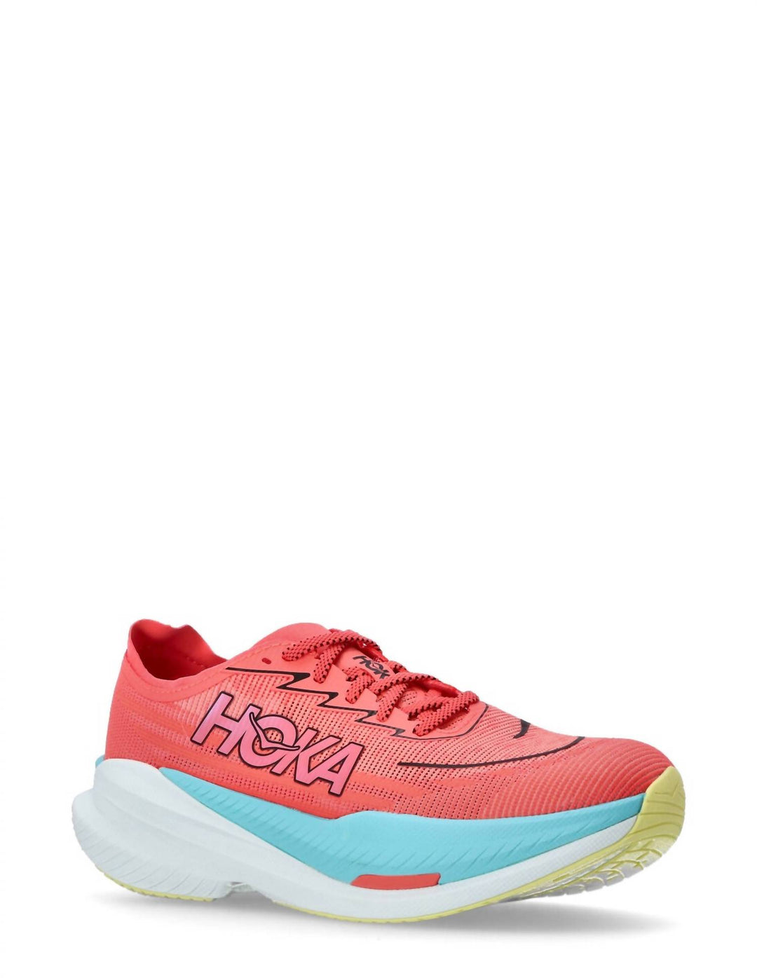 men's mach x 2 racing shoes in grapefruit / electric coral