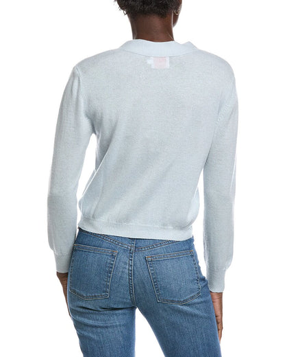 boxy little wool & cashmere-blend cardigan