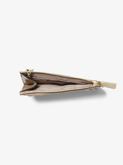 jet set travel small matelassé coin pouch