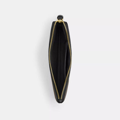 large corner zip wristlet in signature canvas