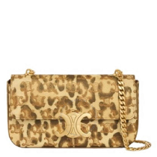 Celine, All Over Print Chain Shoulder Bag