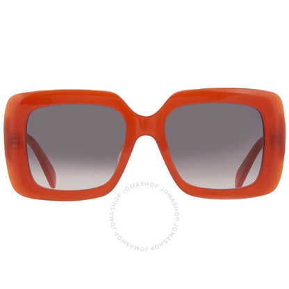 نظارة شمسية سيلين، مربعة الشكل، بنية متدرجة، للسيدات