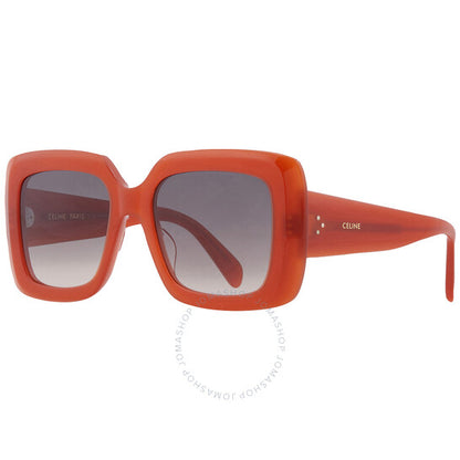 نظارة شمسية سيلين، مربعة الشكل، بنية متدرجة، للسيدات