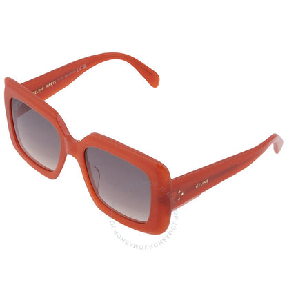 نظارة شمسية سيلين، مربعة الشكل، بنية متدرجة، للسيدات