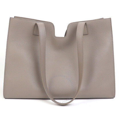 Celine, Cabas 16 Soft In Supple Grained Calfskin - Pebble