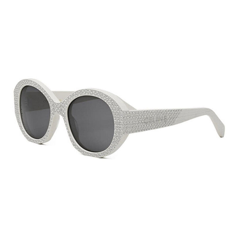 Ladies Black Round Sunglasses
