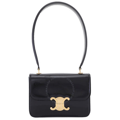 Celine, Teen Garance Bag In Patent Calfskin - Black