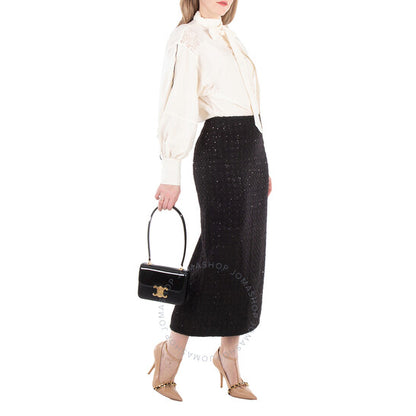 Celine, Teen Garance Bag In Patent Calfskin - Black