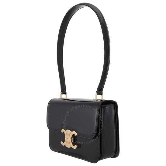 Celine, Teen Garance Bag In Patent Calfskin - Black