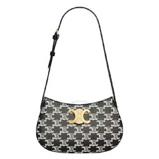 Celine, Tilly Bag In Two-Tone Triomphe Canvas