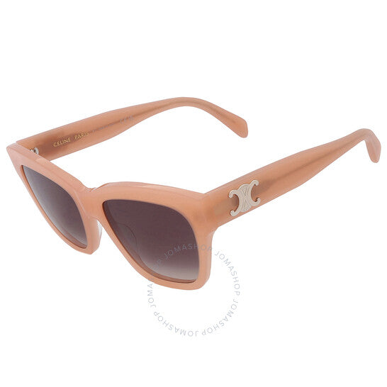 Celine, Triomphe Brown Gradient Butterfly Ladies Sunglasses