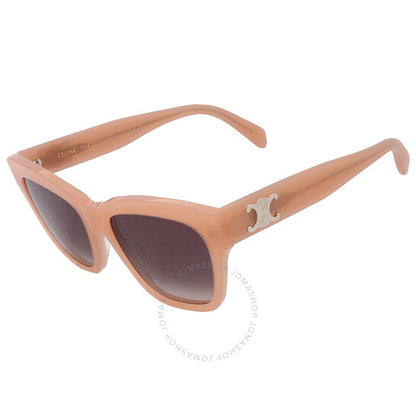 Celine, Triomphe Brown Gradient Butterfly Ladies Sunglasses