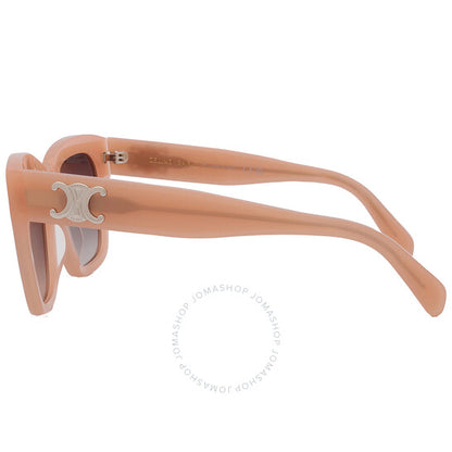 Celine, Triomphe Brown Gradient Butterfly Ladies Sunglasses