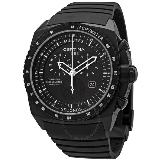 Certina, Chronograph Quartz Black Dial Men's Watch