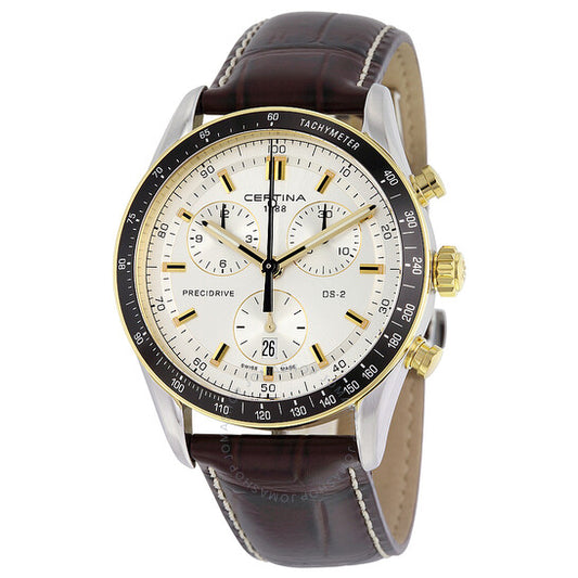 Certina, DS - 2 Chronograph Silver Dial Men's Watch C0244472603100