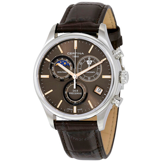Certina, DS- 8 Chrono Moon Phase Men's Quartz Watch C0334501608100