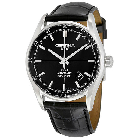 Certina, DS 1 - 3 Hands Automatic Black Dial Men's Watch C0064071605100