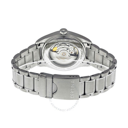 ساعة سيرتينا DS 1 أوتوماتيكية للرجال بمينا أسود