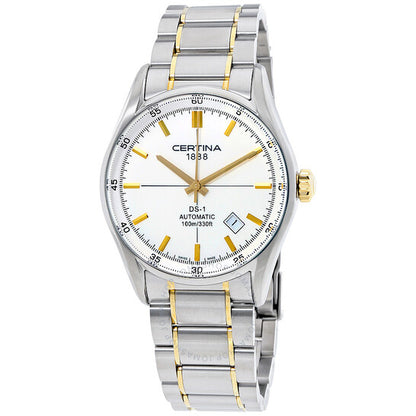 Certina, DS 1 Automatic Silver Dial Men's Watch C0064072203100