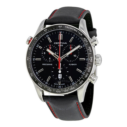 Certina, DS-2 Flyback Chronograph Black Dial Men's Watch