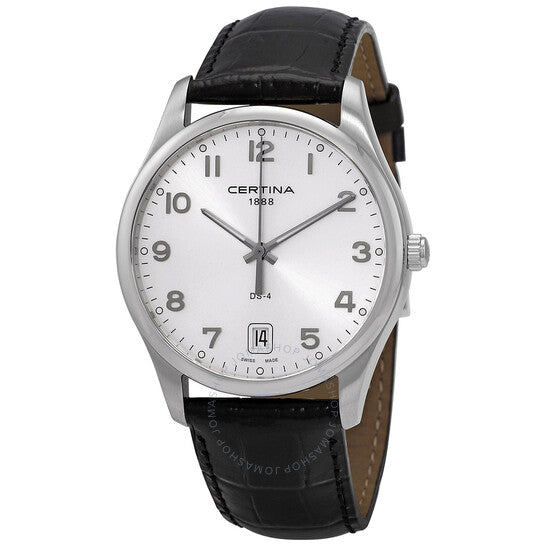 ساعة سيرتينا DS-4 للرجال بمينا فضية وسوار من الكوارتز