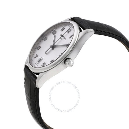 ساعة سيرتينا DS-4 للرجال بمينا فضية وسوار من الكوارتز