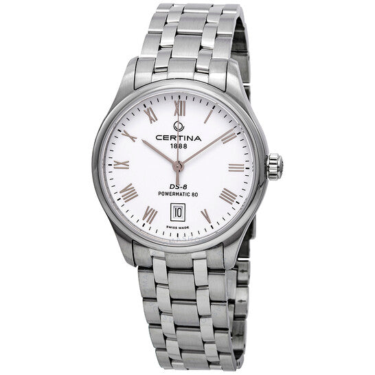 Certina, DS-8 Automatic White Dial Men's Watch
