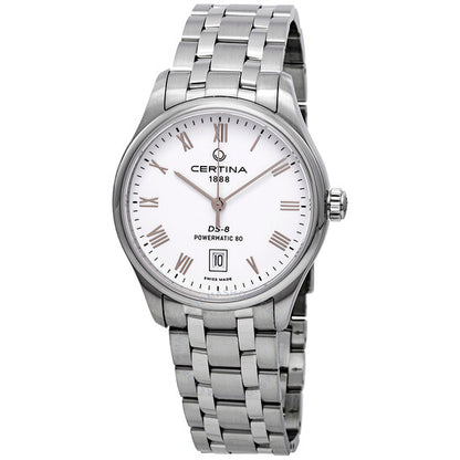 Certina, DS-8 Automatic White Dial Men's Watch