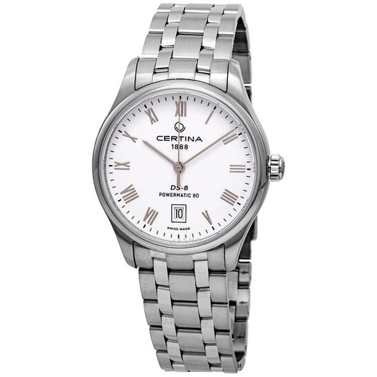 Certina, DS-8 Automatic White Dial Men's Watch