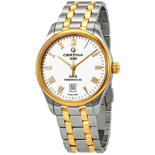Certina, DS-8 Automatic White Dial Men's Watch