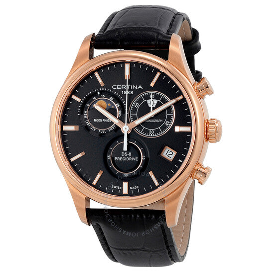 Certina, DS-8 Chronograph Black Dial Men's Watch