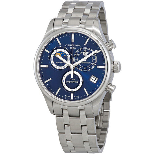 Certina, DS-8 Chronograph Blue Dial Men's Watch
