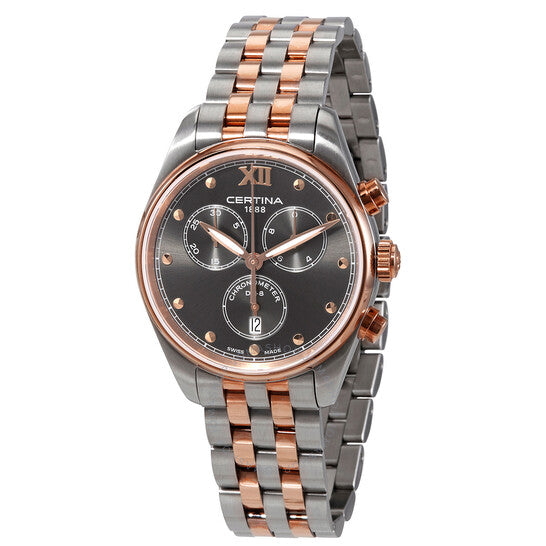 Certina, DS 8 Chronograph Quartz Grey Dial Watch