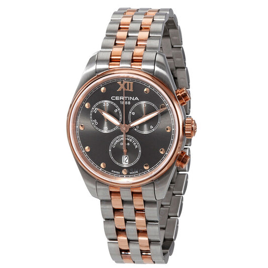 Certina, DS 8 Chronograph Quartz Grey Dial Watch