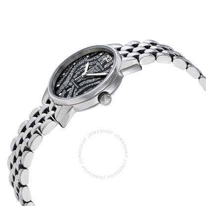 ساعة سيرتينا DS-8 كوارتز بمينا سوداء للسيدات