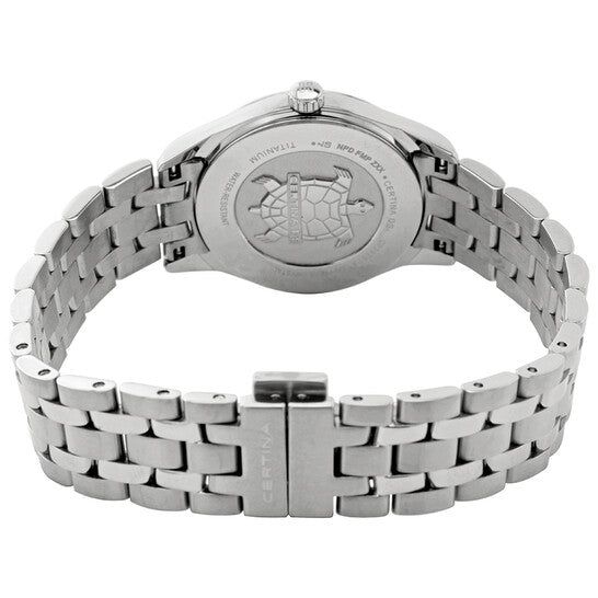 ساعة سيرتينا DS-8 كوارتز بمينا فضي للسيدات