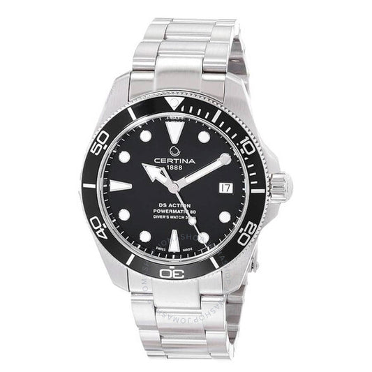 Certina, DS Action Automatic Black Dial Men's Watch