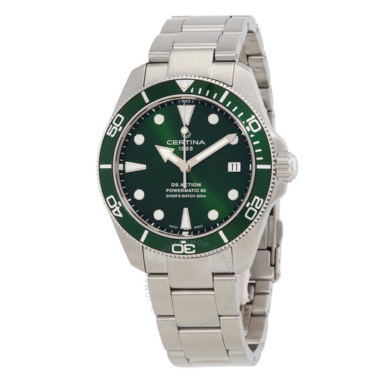 Certina, DS Action Automatic Green Dial Men's Watch