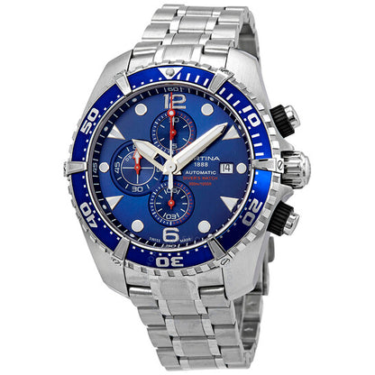 Certina, DS Action Chronograph Automatic Blue Dial Men's Watch