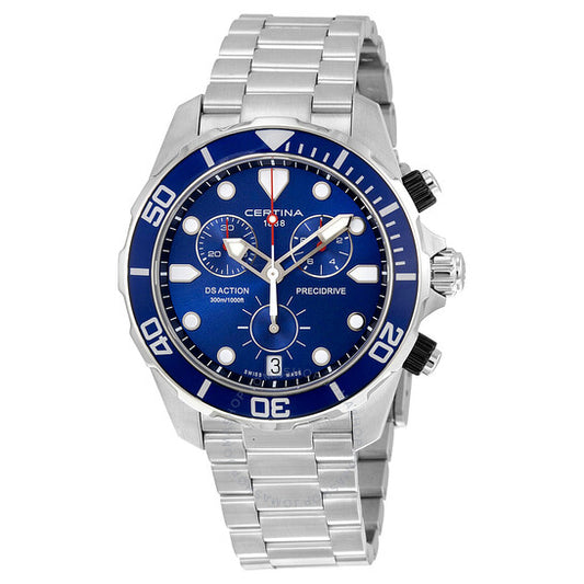 Certina, DS Action Chronograph Blue Dial Men's Watch