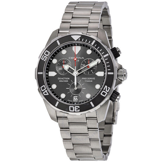 Certina, DS Action Chronograph Grey Dial Titanium Men's Watch