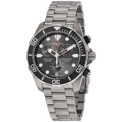 Certina, DS Action Chronograph Grey Dial Titanium Men's Watch