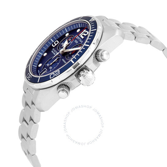 Certina, DS Action Chronograph Quartz Blue Dial Men's Watch