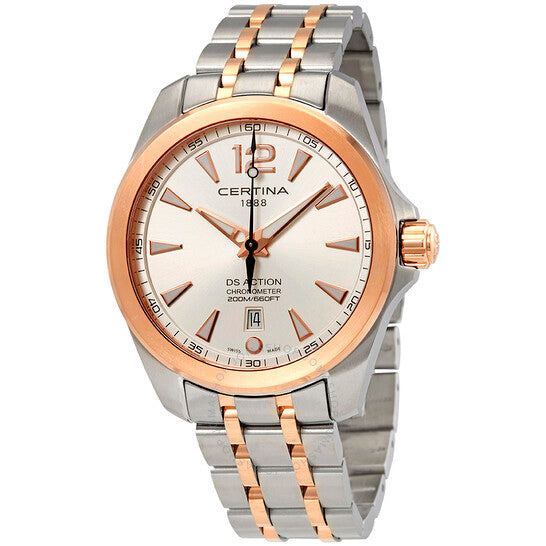Certina, DS Action Chronometer Silver Dial Men's Watch