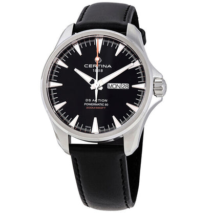 Certina, DS Action Day-Date Automatic Black Dial Men's Watch
